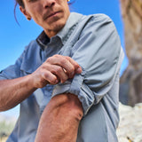 NRS Men's Long Sleeve Guide Shirt - Slate Details 3