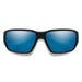 Smith Hookset Polarized Sunglasses - Matte Black Frame Blue Details 1