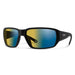 Smith Hookset Polarchromic Sunglasses - Matte Black Frame Yellow Blue Hero