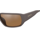 Smith Hookset Polarized Sunglasses - Matte Mississippi Mud Frame Polarized Brown Details 2