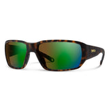 Smith Hookset Polarchromic Sunglasses - Matte Tortoise Frame Green Hero