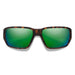 Smith Hookset Polarized Sunglasses - Matte Tortoise Frame Green Mirror Details 1