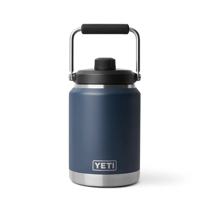 Yeti Rambler Half Gallon Jug 2.0 Navy Details 1