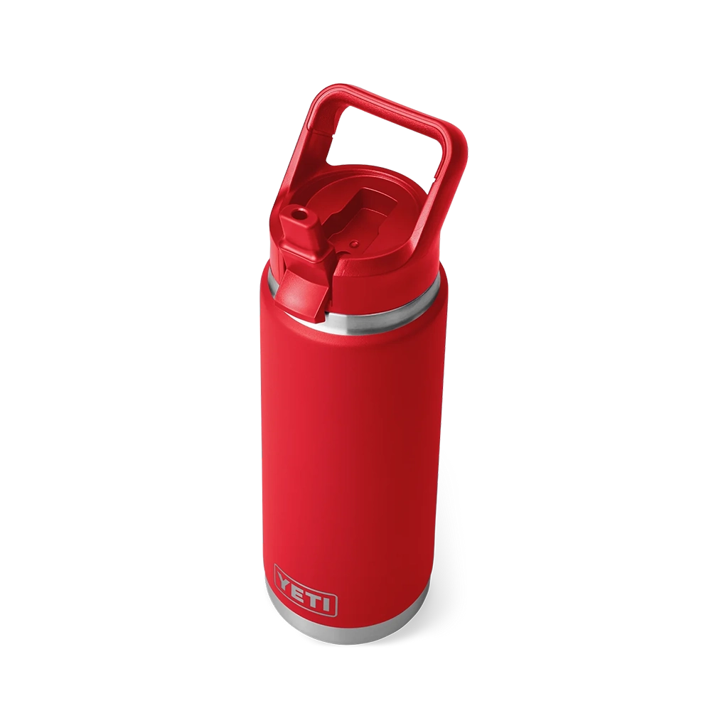 Yeti Rambler 26oz (769 ml) Straw Bottle - Rescue Red Details 1