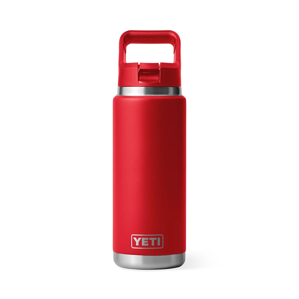 Yeti Rambler 26oz (769 ml) Straw Bottle - Rescue Red Hero