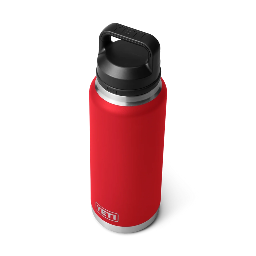 Yeti Rambler Bottle with Chug Cap - 36oz (1065ml) - Rescue Red