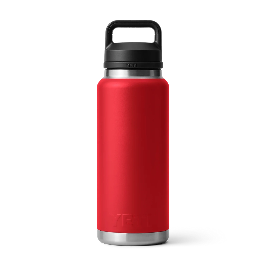 Yeti Rambler Bottle with Chug Cap - 36oz (1065ml) - Rescue Red