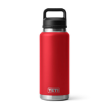 Yeti Rambler Bottle with Chug Cap - 36oz (1065ml) - Rescue Red