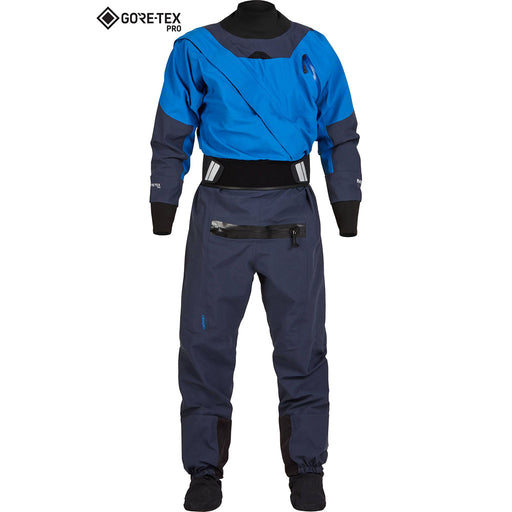 NRS Men's Axiom GORE­-TEX Pro Dry Suit blue hero