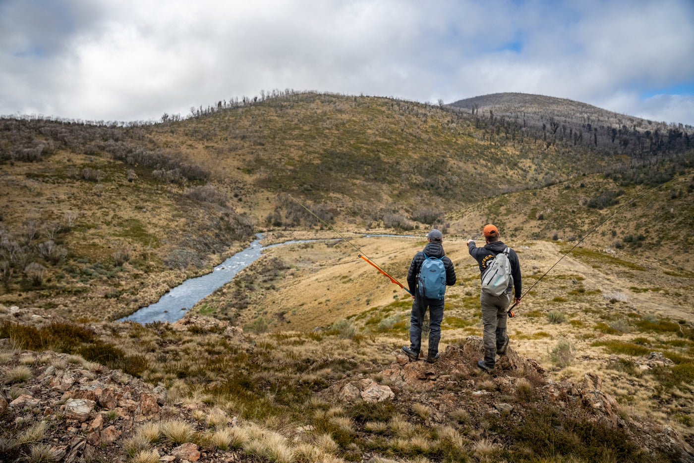 Guided fly fishing tours in Kosciuszko National Park with Tom's Outdoors Guide Services