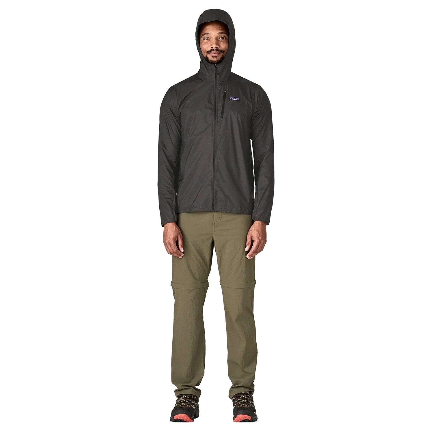 Patagonia Men's Houdini Jacket - Black w/Black — view 4