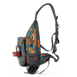 Orvis Sling Pack Dusty Olive - Fishewear Unbound Brown Details 2
