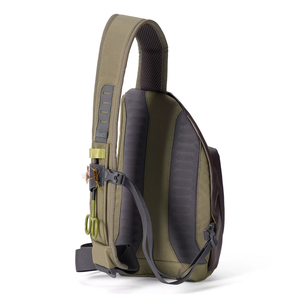 Orvis Mini Sling Pack Dusty Olive Details 2