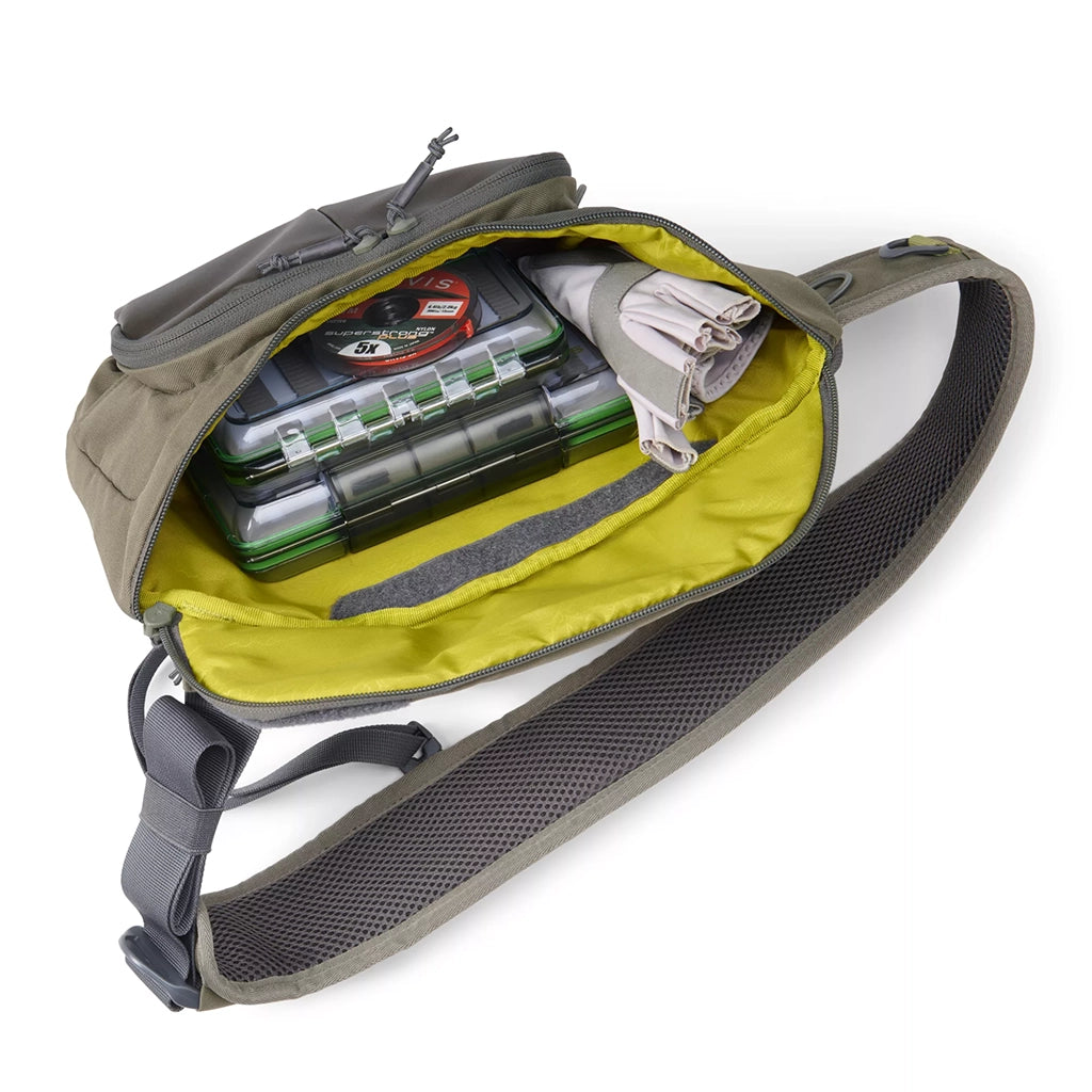Orvis Mini Sling Pack Dusty Olive Details 3