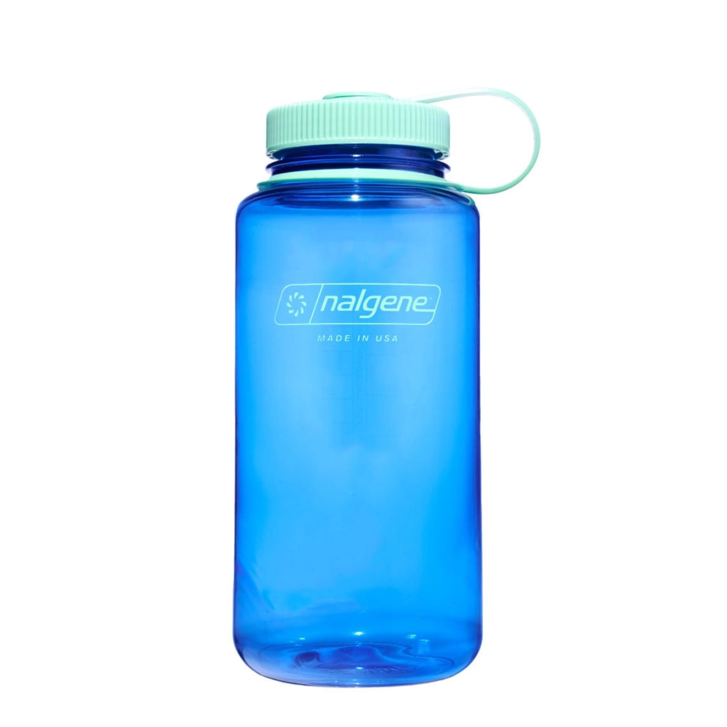Nalgene Wide Mouth Sustain Water Bottle 1L - Cornflower Blue Front