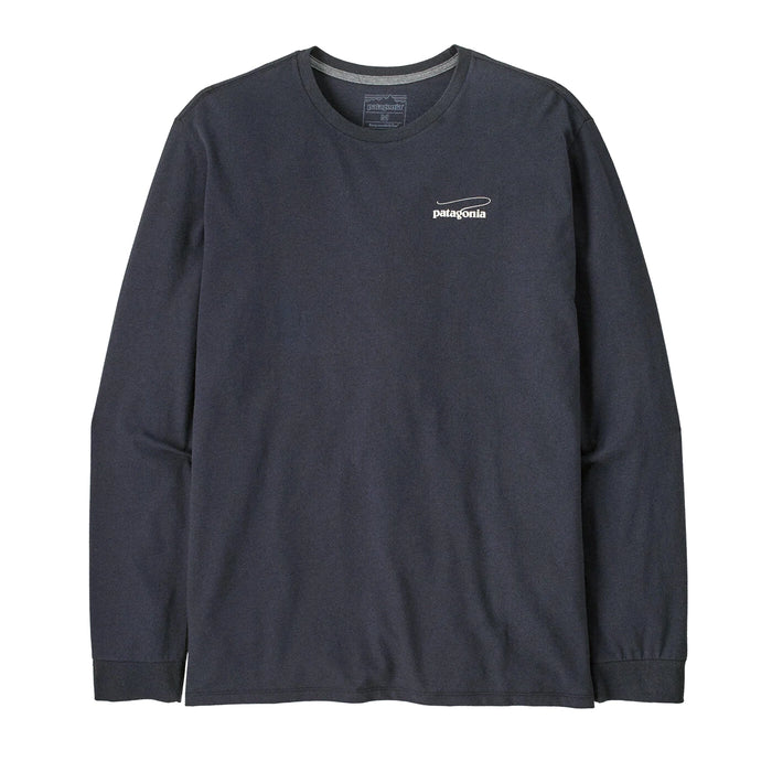 Patagonia Men's Long Sleeve Casting Logo Responsibili-Tee