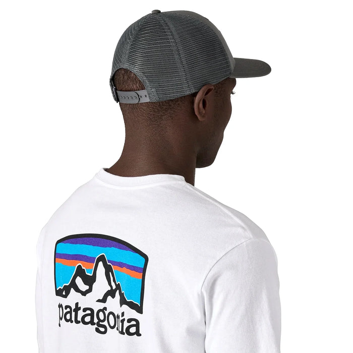 Patagonia P-6 Logo Trucker Hat Forge Grey detail 2