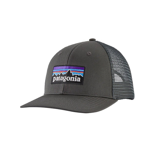 Patagonia P-6 Logo Trucker Hat Forge Grey hero