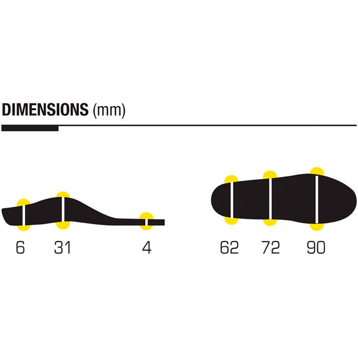 Sidas 3Feet Activ Insole - Mid dimensions