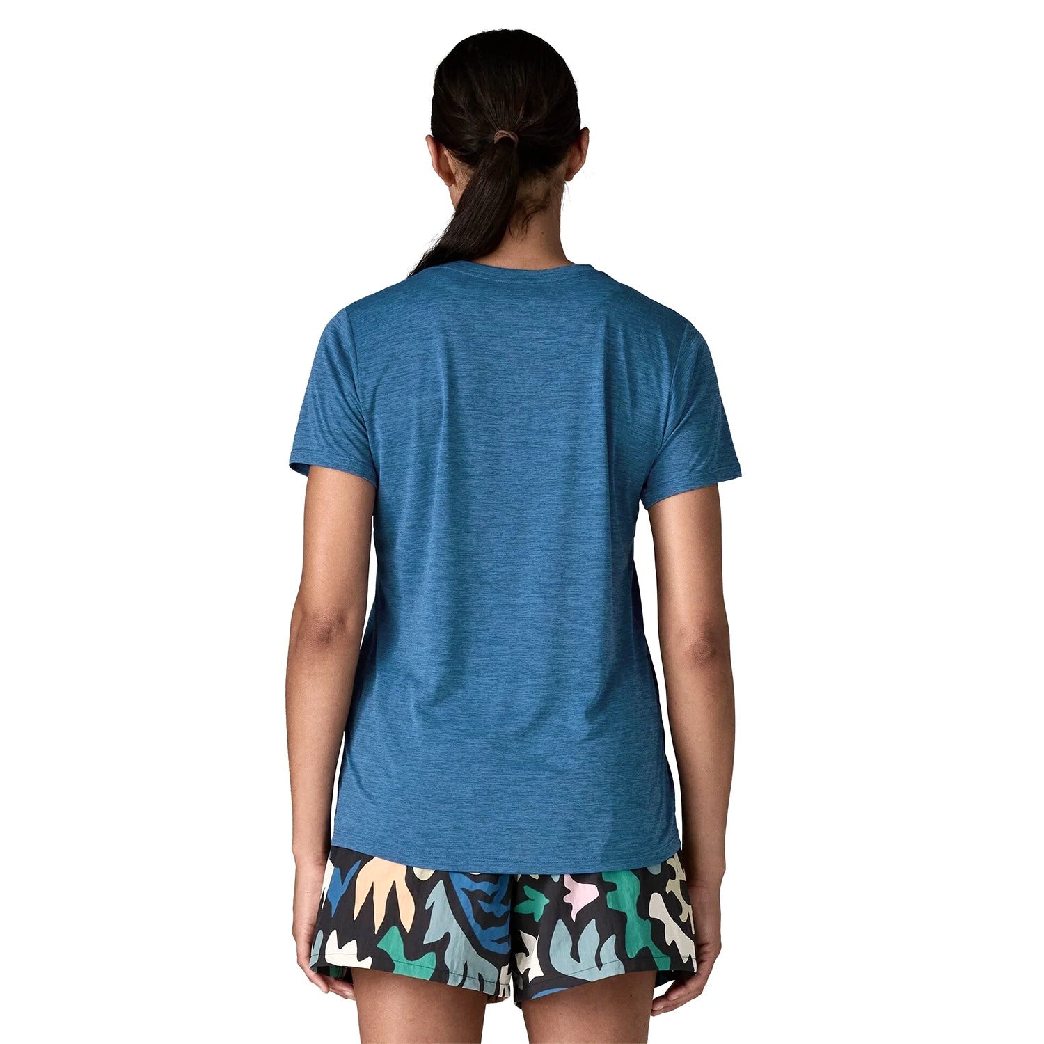 Patagonia Women's Cap Cool Daily Shirt - Aquatic Blue / Light Aquatic Blue X-Dye