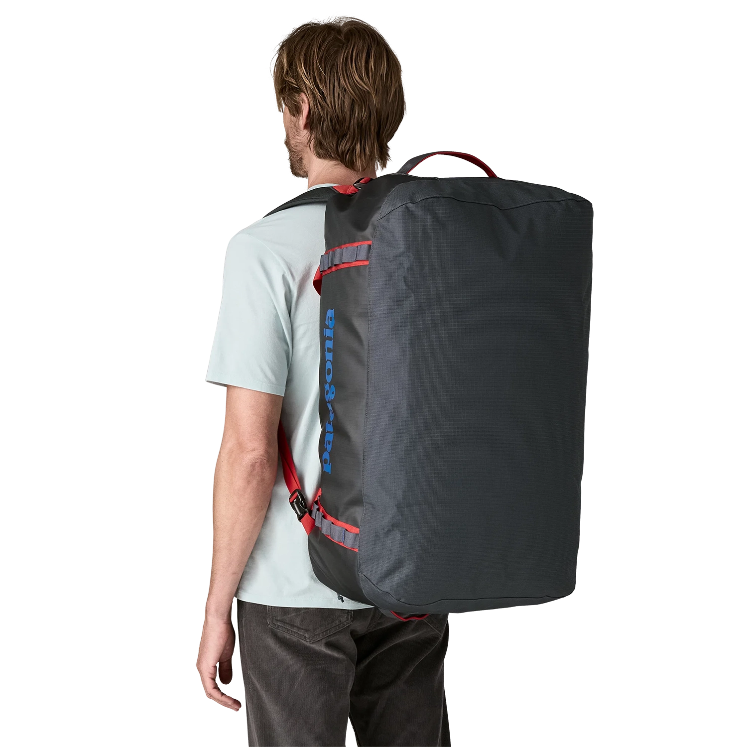 Patagonia Black Hole Duffel (70L) - Smolder Blue w/Amanita Red