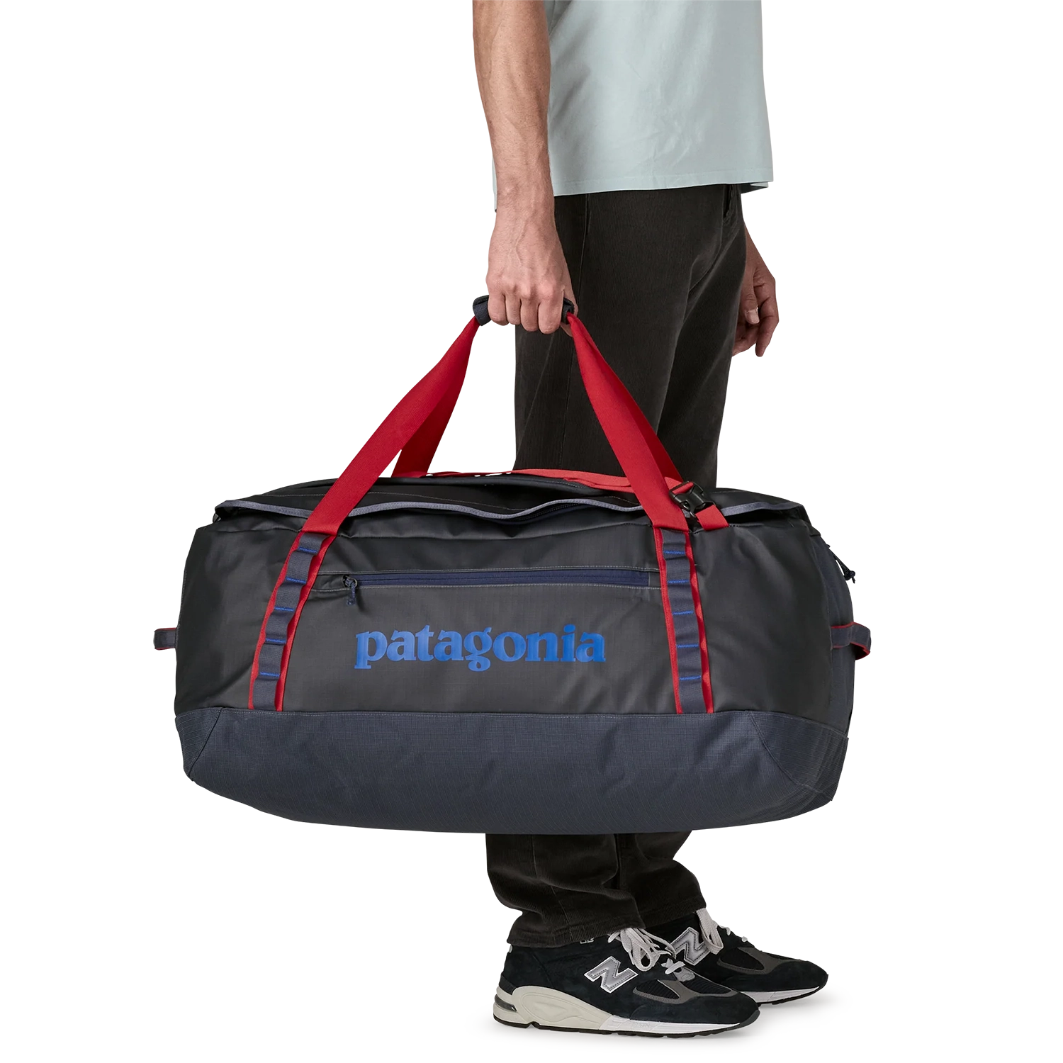 Patagonia Black Hole Duffel (70L) - Smolder Blue w/Amanita Red
