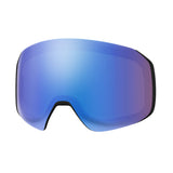 Smith 4D MAG S Snow Goggle black + chromapop sun green mirror lens spare