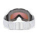Smith 4D MAG S Snow Goggle white chunky knit + chromapop everyday rose gold mirror lens back