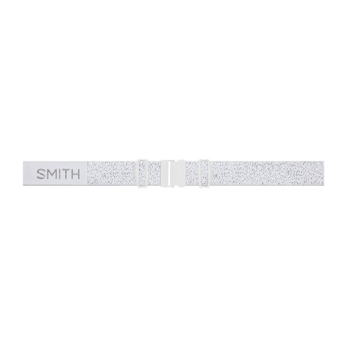 Smith 4D MAG S Snow Goggle white chunky knit + chromapop everyday rose gold mirror lens strap