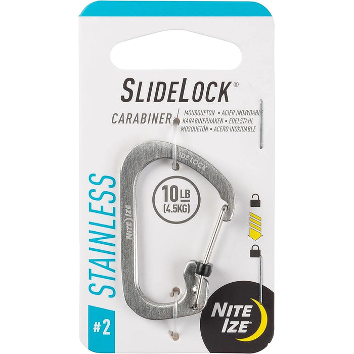 Nite Ize SlideLock Carabiner - Stainless #2