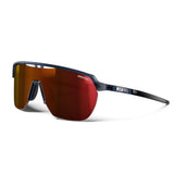 Julbo Frequency Sunglasses - Translucent Shiny Blue / Black Frame - Hero