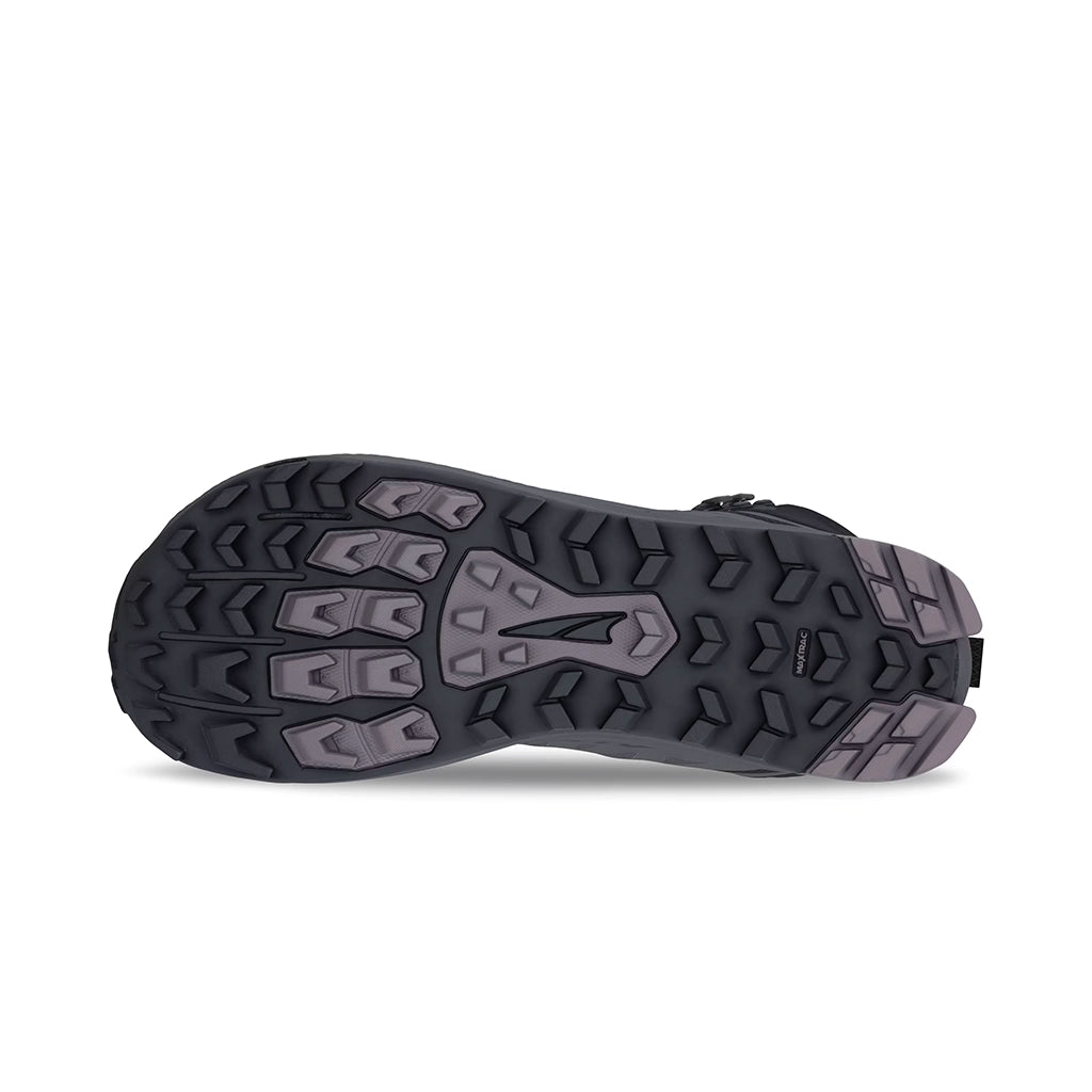 Altra Men's Lone Peak 9 Waterproof Mid - Black / Grey Details 3