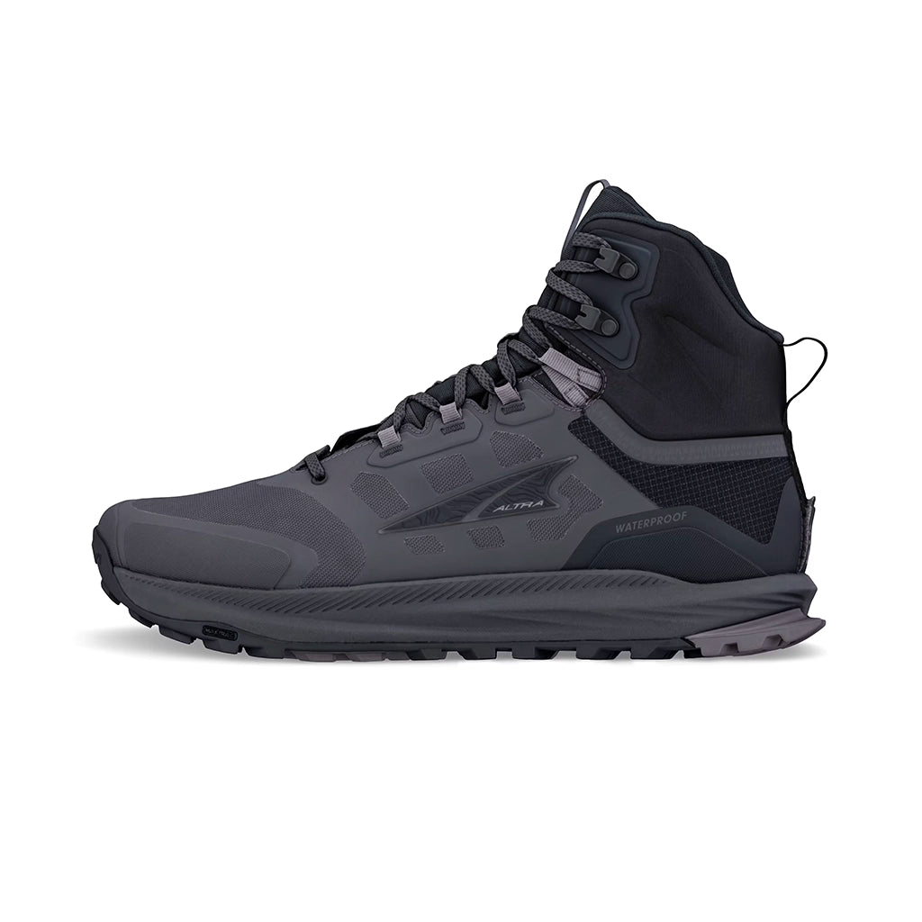 Altra Men's Lone Peak 9 Waterproof Mid - Black / Grey Hero