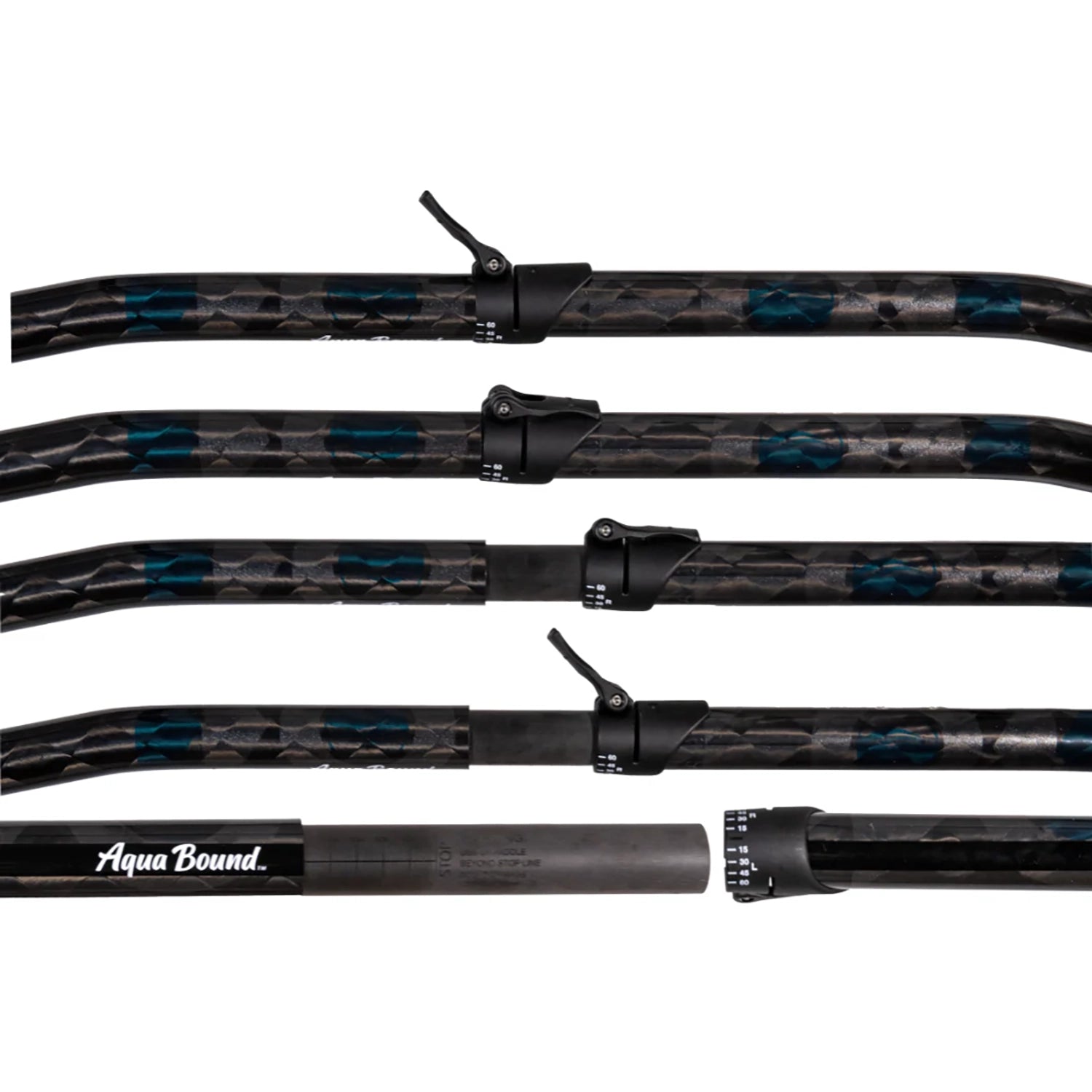 Aqua Bound Aerial Major Carbon Versa-Lok Crankshaft 4pc — view 6