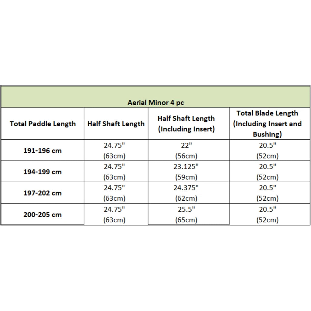Aqua Bound Aerial Minor Carbon Versa-Lok Straightshaft 4pc Details 6