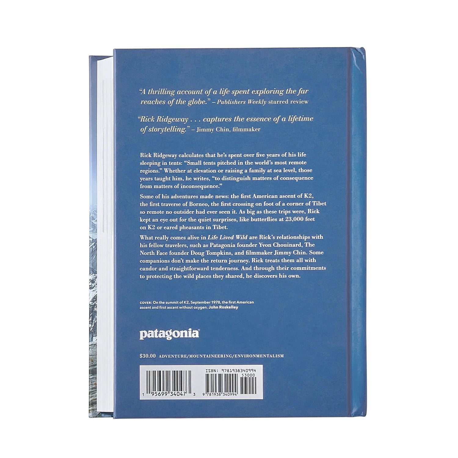 Life Lived Wild: Adventures at the Edge of the Map by Rick Ridgeway — view 2