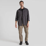 Craghoppers Men's NosiLife Adventure Long Sleeve Shirt III - Black Pepper — view 4