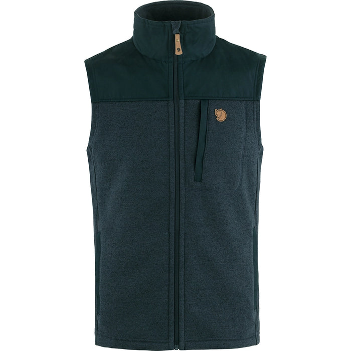 Fjallraven Men's Buck Fleece Vest Dark Navy 1