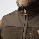 Fjallraven Men's Buck Fleece Vest - Dark Olive