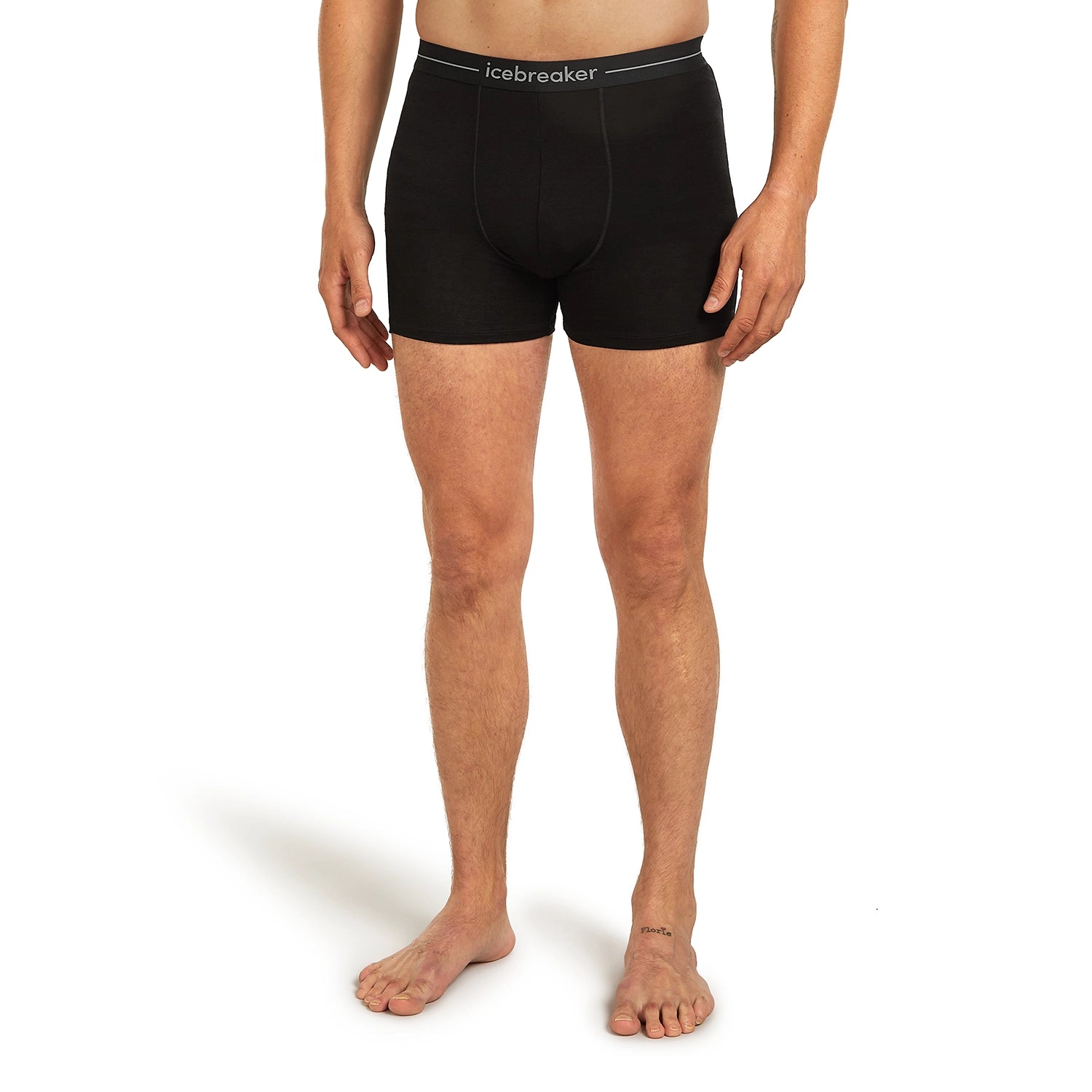 Icebreaker Men's Anatomica Merino Boxers - Black — view 2