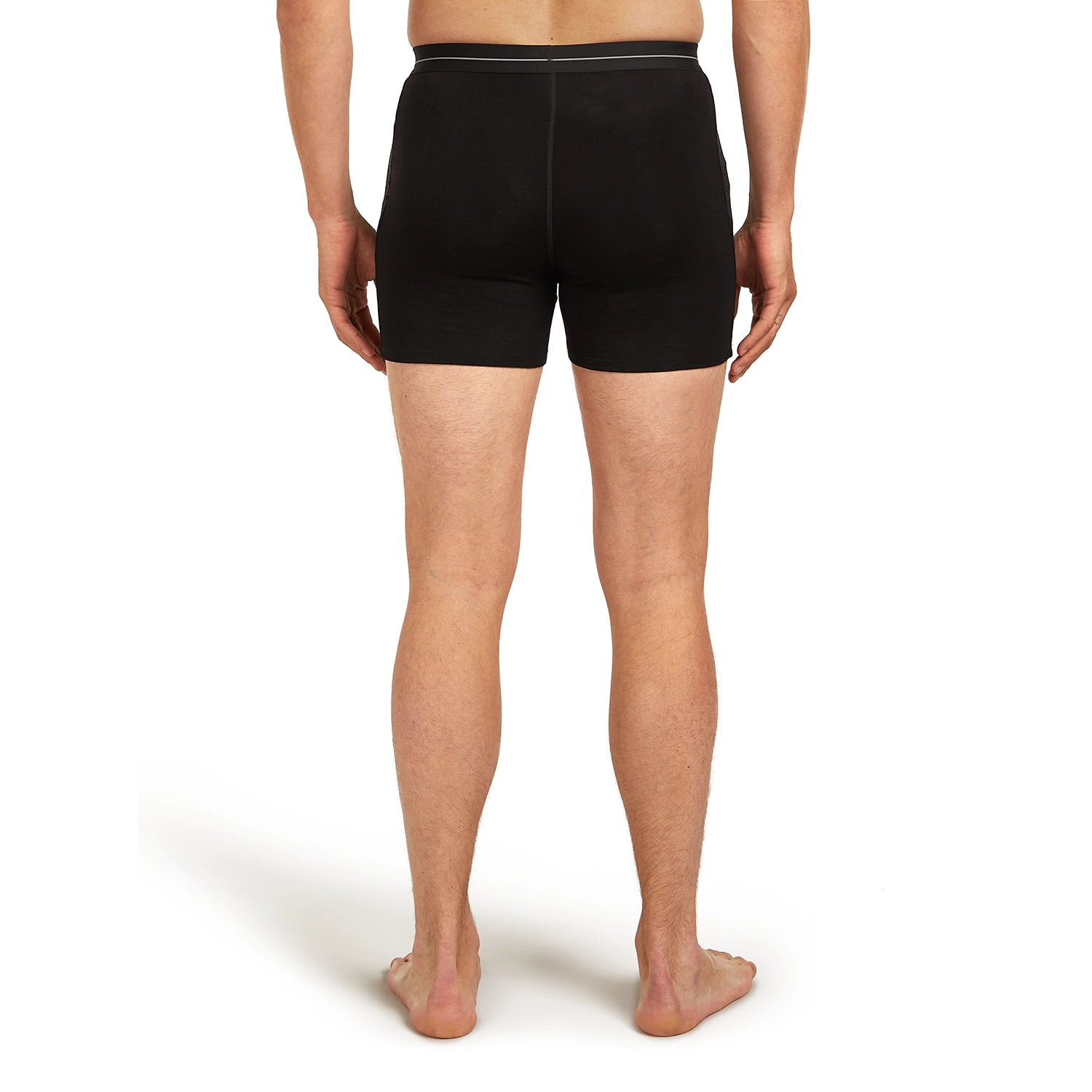 Icebreaker Men's Anatomica Merino Boxers - Black — view 3