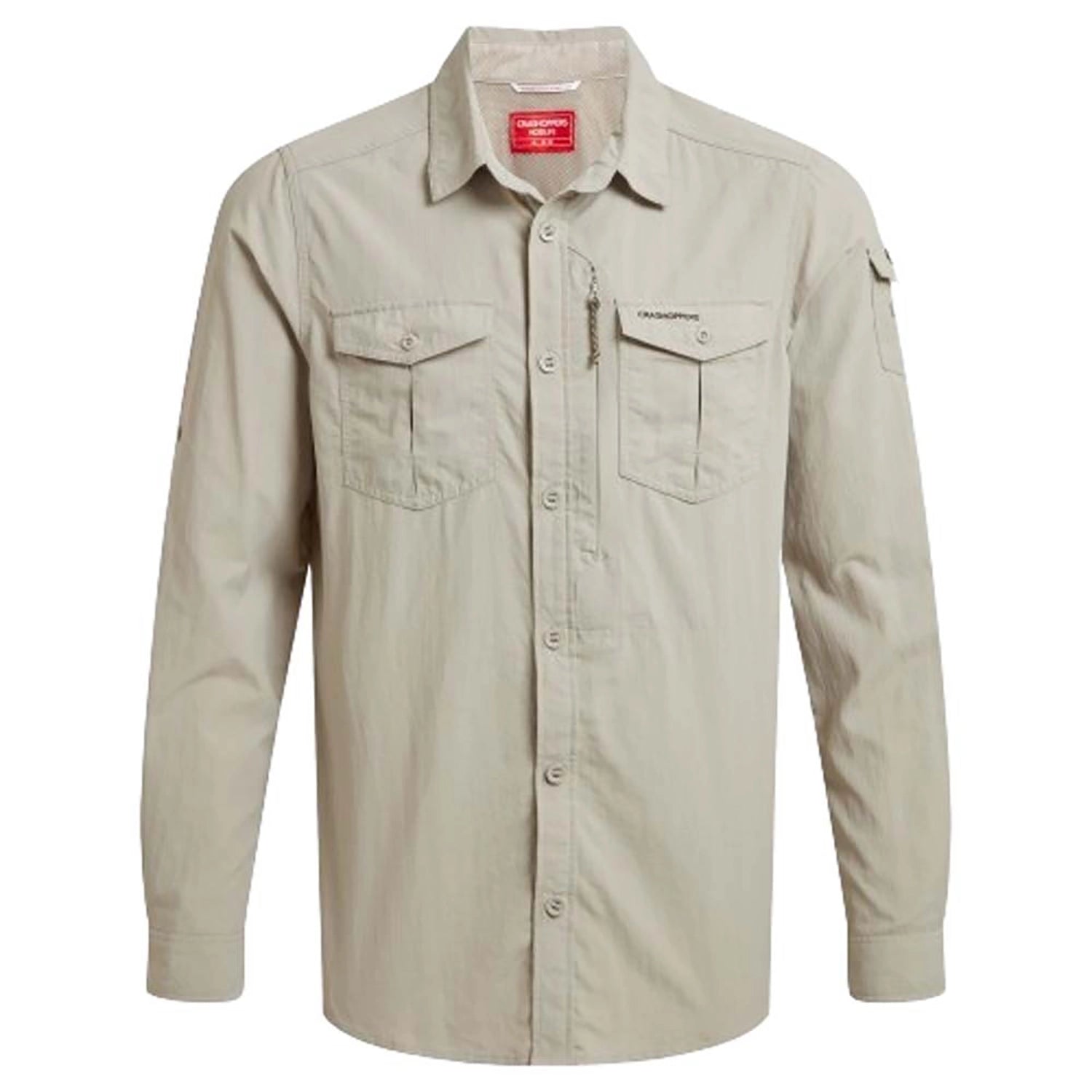 Craghoppers Men's NosiLife Adventure Long Sleeve Shirt III - Parchment