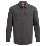 Craghoppers Men's NosiLife Adventure Long Sleeve Shirt III - Black Pepper
