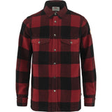 Fjallraven Men's Canada Long Sleeve Shirt - Red
