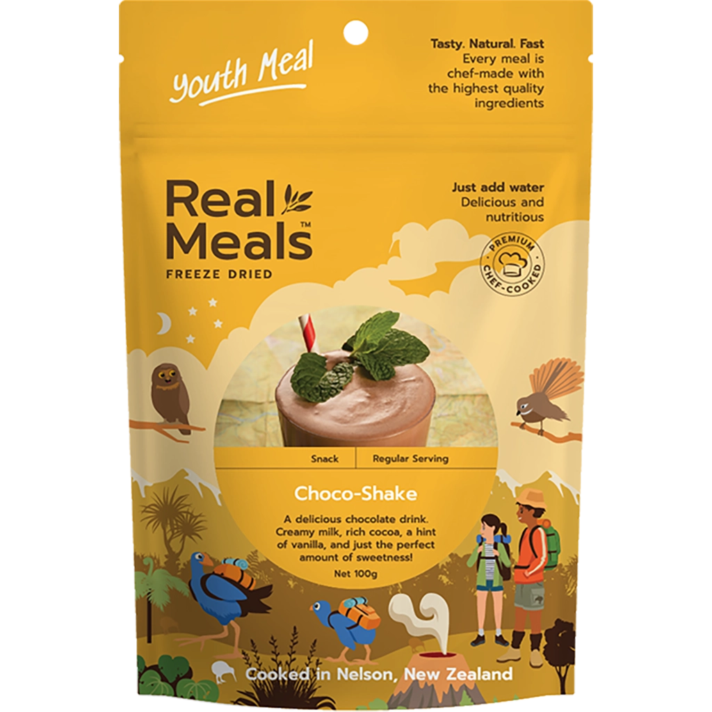 Real Meals Choc Shake 100g — Tom's Outdoors