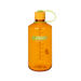 Nalgene Narrow Mouth Sustain Water Bottle 1L Clementine Front