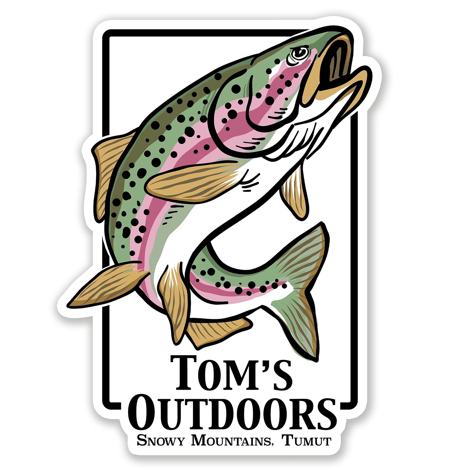 Tom's Outdoors Stickers