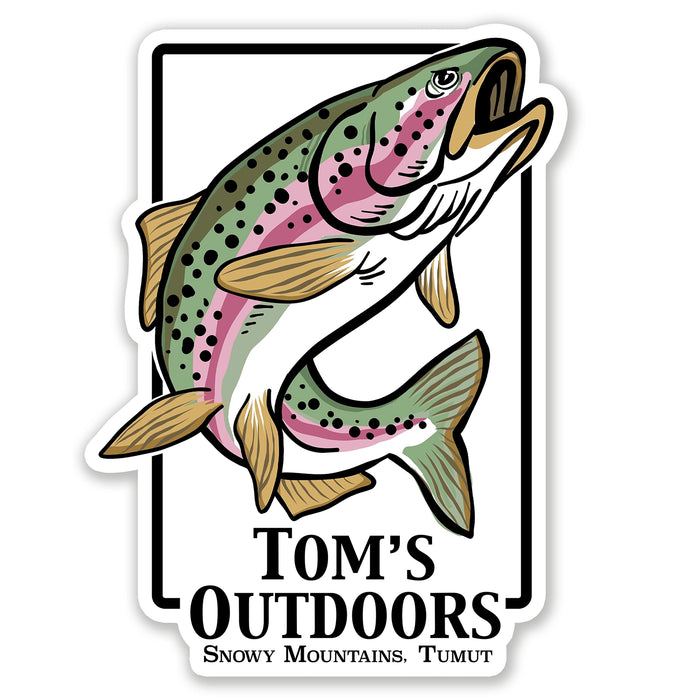 Tom's Outdoors Stickers