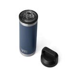 Yeti Rambler Bottle with Chug Cap - 18oz (532ml) navy detail 1