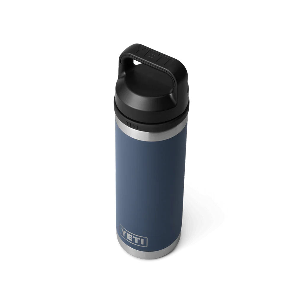 Yeti Rambler Bottle with Chug Cap - 18oz (532ml) navy detail 2